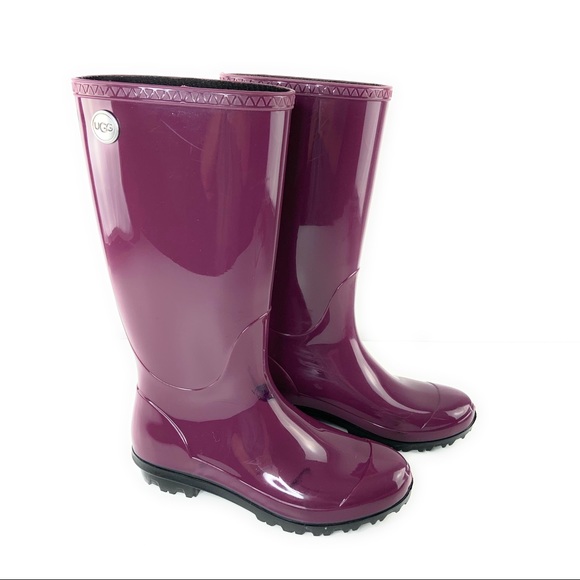 purple ugg rain boots